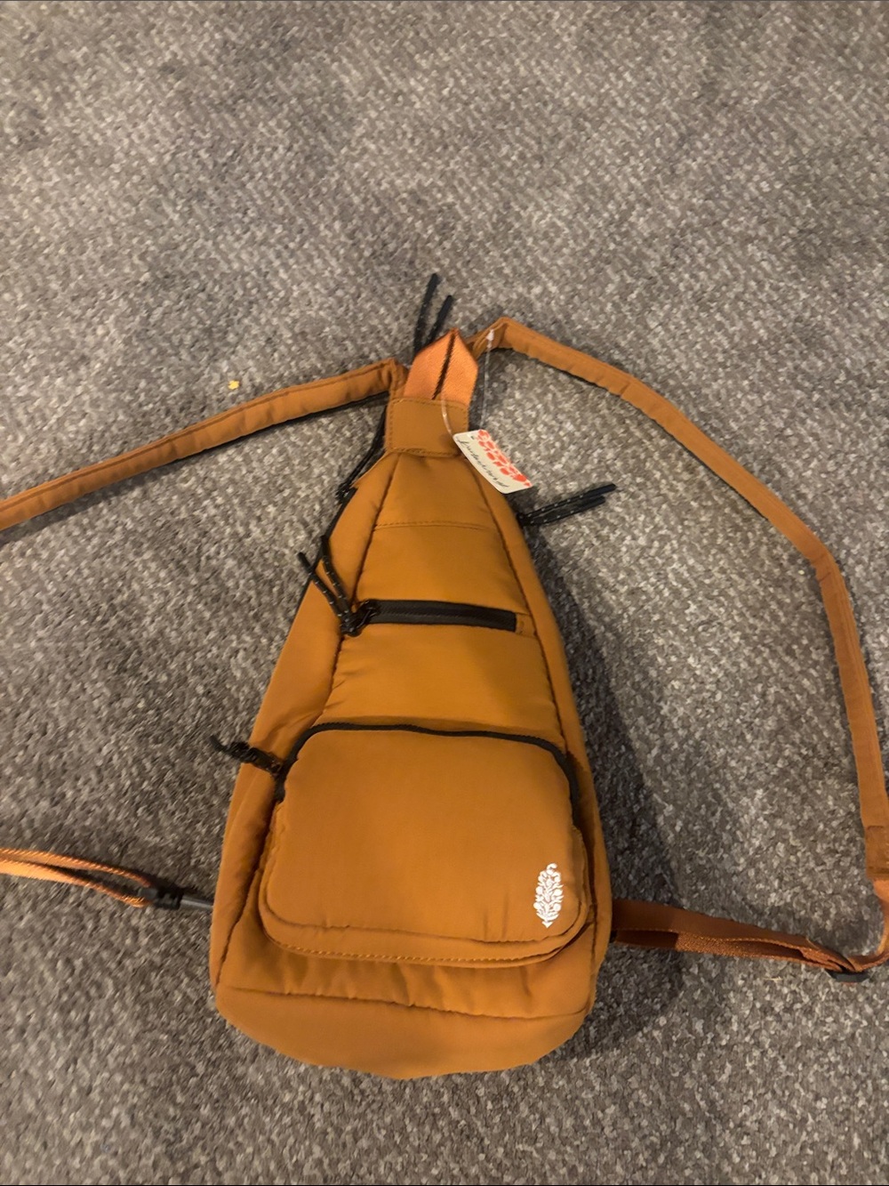 FP Movement by Free People Rust-Tan Sling Backpack